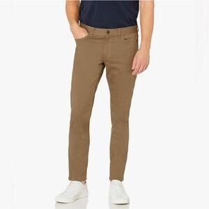 Theory Tan Haydin Straight Slim Fit Pants 30